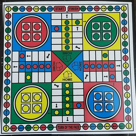 Hard Bound Ludo Cum Snake & Ladder Game With Coins (Wooden) (Ludo/Snakes)