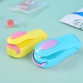 thumbnail image 3 of 2-Pack Mini Handheld Heat Sealer (Blue & Yellow) - Magnetic Food Bag Sealer for Snacks, Chips & Leftovers, Battery Powered for Freshness, 3 of 8