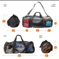 thumbnail image 2 of Bolsa de lona Fitdom MD-2 de malla de 90 litros para buceo o esnórquel, 2 of 6