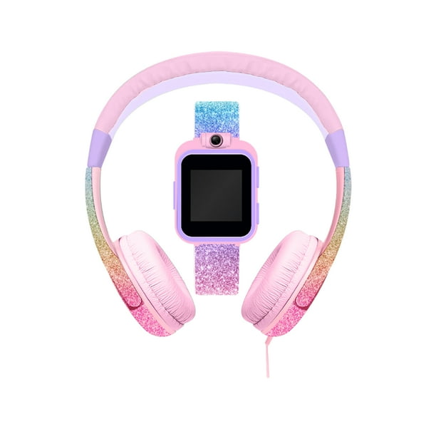 girls pink smart watch