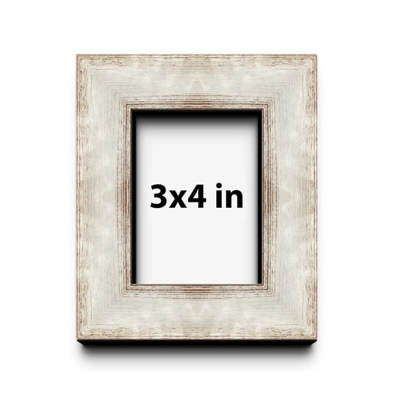 3x4 Silver Shadowbox Frame - Interior Size 3x4 by 1.5 Inches - Made to Display Items Up To 1.5 Inches Deep