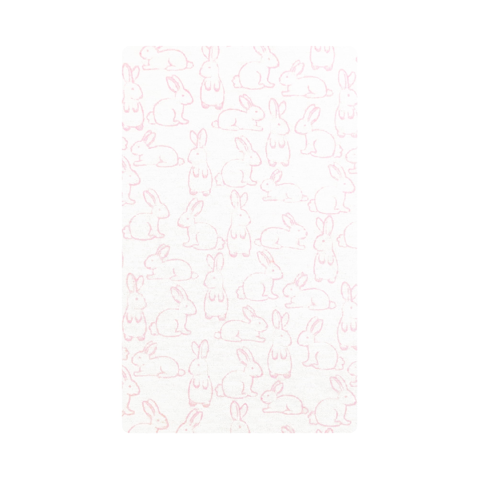 Hudson Baby Unisex Baby Cotton Poly Flannel Burp Cloths, Wispy Wild Flower Bunny, One Size