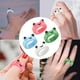 thumbnail image 1 of 4 piezas conjunto de anillos 7 tamaños apilables animal estético moda resina plástico Anime joyería bonita anillos gruesos Salvador Anillos de resina, 1 of 10