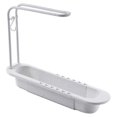 thumbnail image 1 of Stainless Steel Dish Drying Rack Kitchen Dish Rack Metal Dish Rack Dish Holder Kitchen Sink Dish Drainer Drying Rack-White-36.9X9X25.5CM, 1 of 3