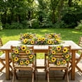 thumbnail image 6 of Cadancy Artificial Sunflower Garland Fake Daisy Vine Silk Flowers Foliage Floral Wreath Wedding Arch Backdrop Home Garden Party Decor, 6 of 6