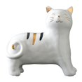 thumbnail image 2 of Estatuilla de gato Perfecl Cerámica Decoración amante Decoración hogar Figurilla de gato, 2 of 7