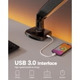 thumbnail image 3 of ErGear Support de Moniteur Simple de 13 à 49 Pouces pour Écrans Ultra Larges, Supporte 26,5 Lb, Bras de Moniteur Simple Robuste, Support de Moniteur Simple, 3 of 7
