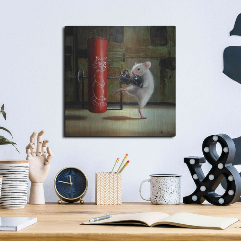 Gym Rats Canvas Art Print by Lucia Heffernan