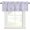 Light Purple White, variant on Light Purple Flowers Rod Pocket Curtain Valance, Spring Vintage Flowers Rustic Plants Farmhouse Window Valance for Living Room, Bedroom, Kitchen 42"W x 18"L