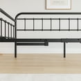 thumbnail image 4 of LiviNest Twin Size Metal Daybed Frame: Modern Steel Sofa Bed with Trundle - Space Saving Design for Small Apartments & Guest Rooms with Headboard & Wheels No Box Spring Needed, 4 of 6