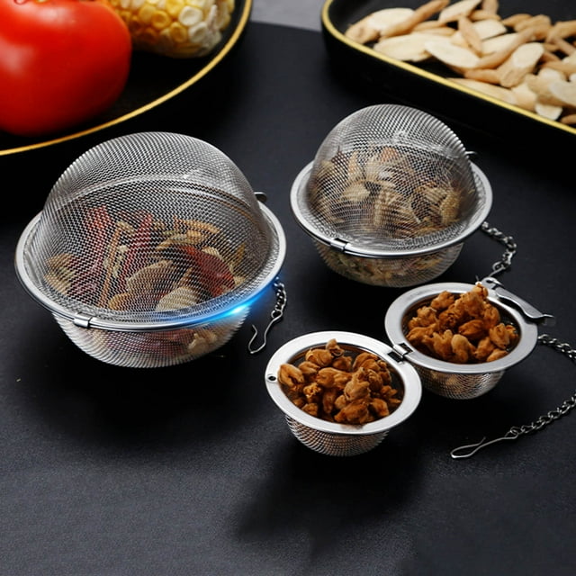 Tea Infuser Versatile Stainless Steel Seasoning Ball Durable Tea Strainer Ball for Loose Leaf Tea And Spices