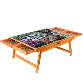 Bits and Pieces Jumbo 1500 Pc Jigsaw Puzzle Plateau Lounger, 25.5