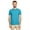 Heather Galapagos Blue, variant on Gildan - Softstyle T-Shirt - 64000 - Sport Grey - Size: 3XL