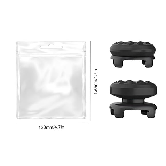 Gamepad Thumb Stick Grips High Low Rise Covers Thumb Grips Performance Joystick Cover for PS4 for PS5 Controller Accessories Black
