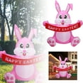 thumbnail image 3 of BKER Easter Luminous Inflatable Decoration Easter Bunny Inflatable Model Festive Outdoor Garden Decoration Ornaments Festive Decorations, 3 of 5