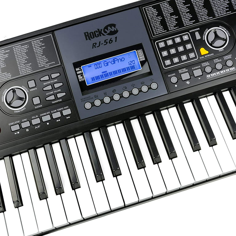 RockJam 61 Key Keyboard Piano With Touch Display