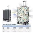 thumbnail image 6 of Kdxio Cartoon Dinosaur Pattern Luggage Cover for Travel,Elastic and Durable,Fits 18-32 Inch,-No luggage included, 6 of 8