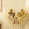 thumbnail image 3 of Stuffed Animal Storage with Mesh Hammock for Lightweight Plush Toy Dark Pink, 3 of 5