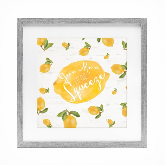 Stupell Industries Give Me A Squeeze Gray Framed Print Under Glass, design by Lanie Loreth
