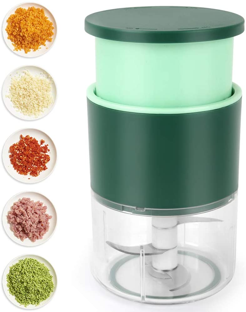 Manual Garlic Chopper Mini Mincer Kitchen Portable Vegetable Grinder