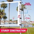 thumbnail image 6 of Pro Volleyball and Badminton Set with Adjustable Height Steel Poles by MD Sports, 6 of 9