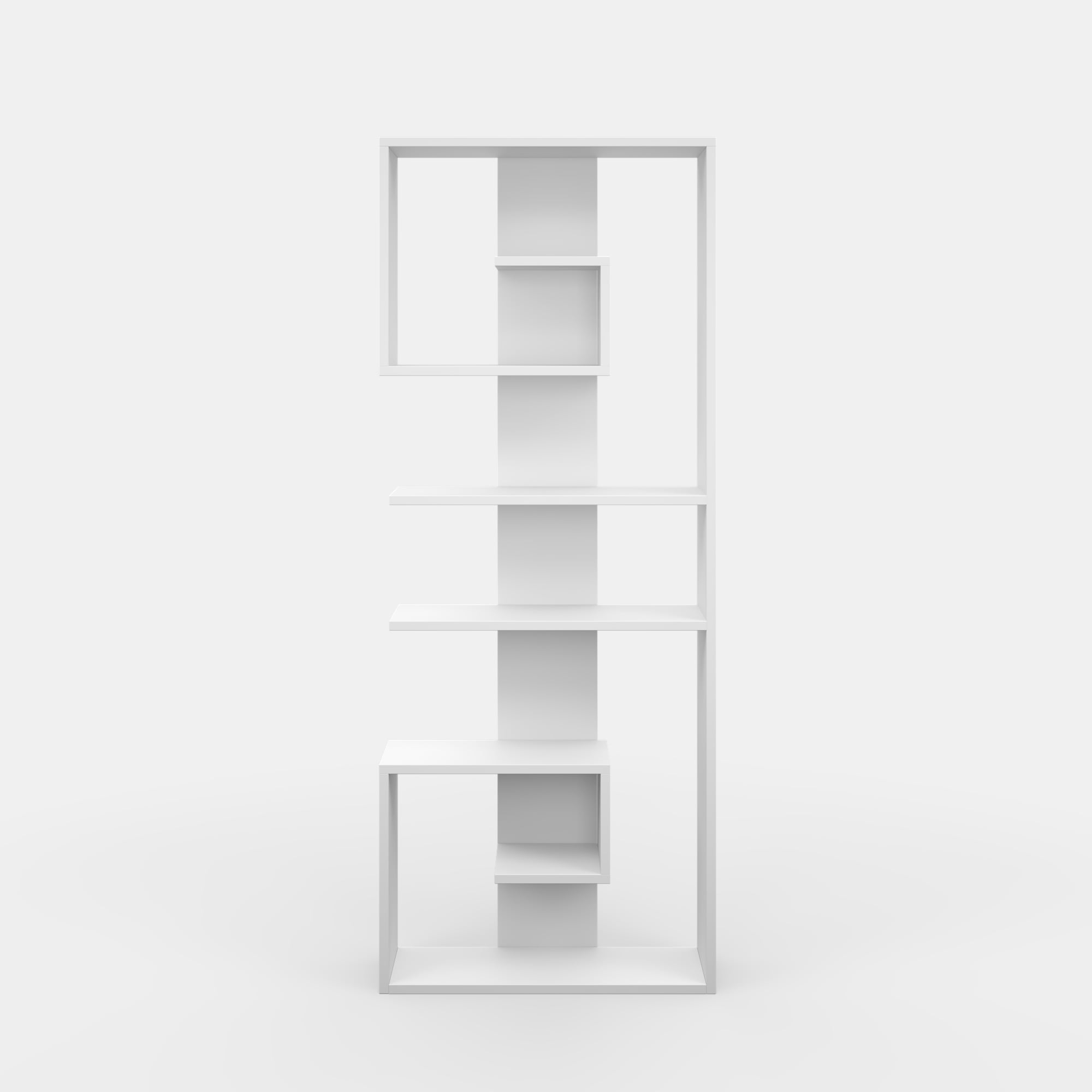Ada Home Decor Truro Multiple Tier Open Shelf Modern Bookcase, White