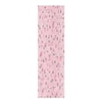 thumbnail image 2 of 44" x 10" PVC Anti-Slip Pad Skateboard Anti-Slip Pad with High-Density Sand Grain Surface Pink Flores, 2 of 8