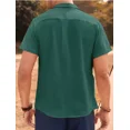 thumbnail image 2 of Camisa De Manga Corta De Playa Guayabera Cubana Para Hombre, 2 of 6
