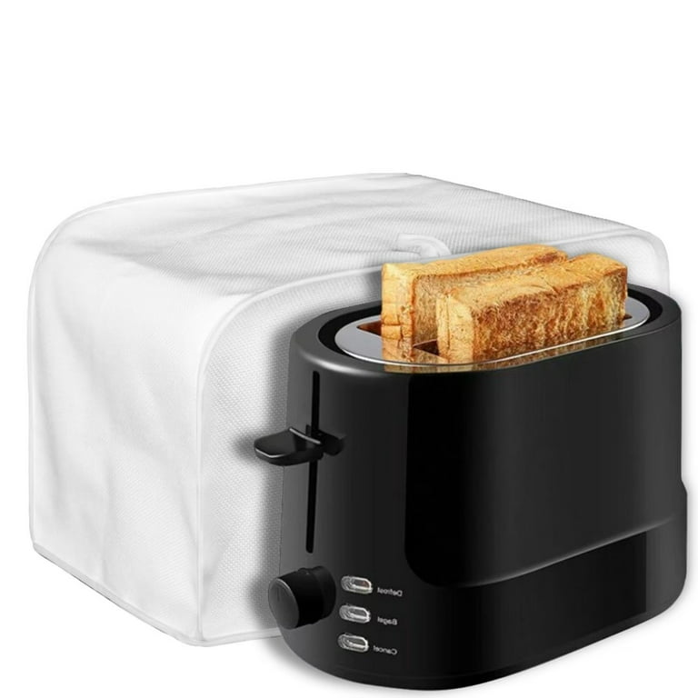 FKELYI Cock Pattern Toaster Cover Durable 4 Slice Kitchen Appliance Covers  Wide Slot Lightweight Bread Maker Dust Cover Oil-Proof & Anti Fingerprint 