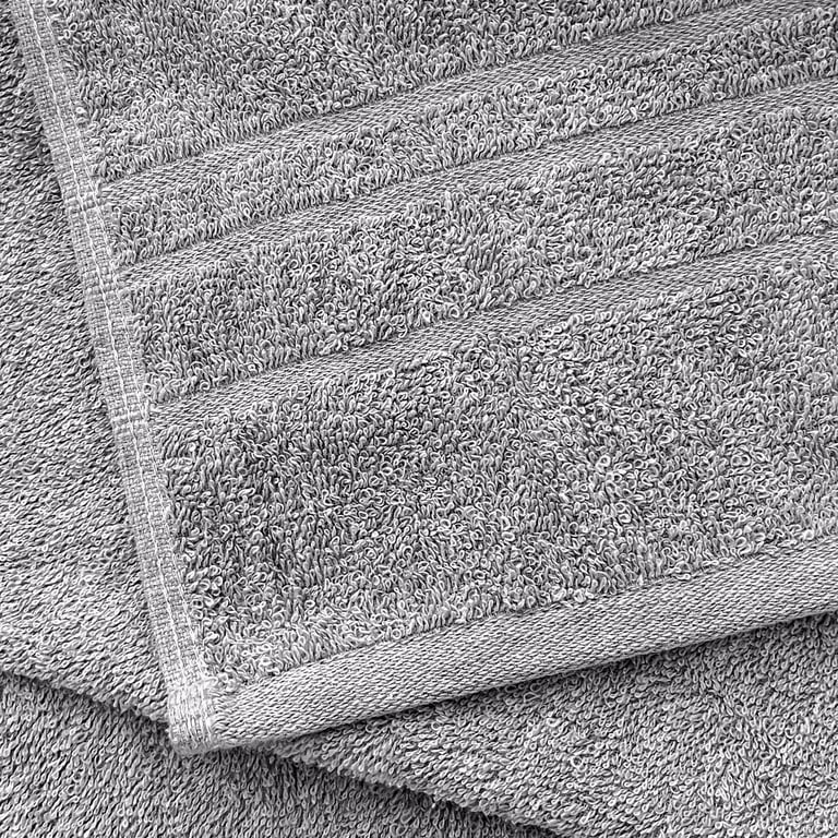 True Hue 24 Piece Cotton-Recycled Polyester Bleach Safe Bath Towel