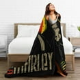 thumbnail image 4 of Bobs Marley Blanket Throw Bedding Room Decor Flannel Blankets for Bed Sofa Warm Blankets 40"x30", 4 of 6