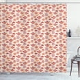 thumbnail image 1 of Vintage Shower Curtain, Pastel Pink and Purple Shades Tea Party Theme Print with Antique Tea Cups Tea Pots, Fabric Bathroom Set with Hooks, 69W X 75L Inches Long, Multicolor, by Ambesonne, 1 of 3