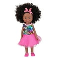 thumbnail image 3 of Xqxayjr under $5 6Pcs BabyDoll, 10 Inch BlackBabyDoll, Curly Hair Vinyl Realistic Doll, African AmericanToyforGirls,ChildrenAge 3 4 5 6 Gift, 3 of 9