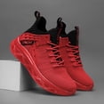 thumbnail image 2 of Plus Size High-Top Woven Sneakers, 2 of 9