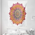 thumbnail image 1 of Mandala Tapestry, Spring Concept Vintage Style Element Oriental Boho Pattern Flourishing Flowers, Wall Hanging for Bedroom Living Room Dorm Decor, 60W X 80L Inches, Multicolor, by Ambesonne, 1 of 2
