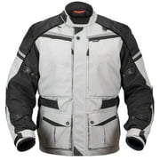 TRANS.URBAN JACKET V2 MOTORCYCLE TOURING JACKET - SILVER, 3XL