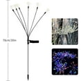 thumbnail image 2 of Solar Garden Lights, New Upgraded 2 Pack Solar Swaying Starburst Light, Waterproof Fireworks Outdoor Lights, Yard Patio Pathway Decoration, Colorful, 2 of 15