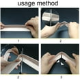 thumbnail image 4 of Tira de sellado de pared acrílica Cinta de sellado adhesiva impermeable Cinta de reparación de inodoros de baño, Tipo 10 Speravity HA7326-10B, 4 of 6