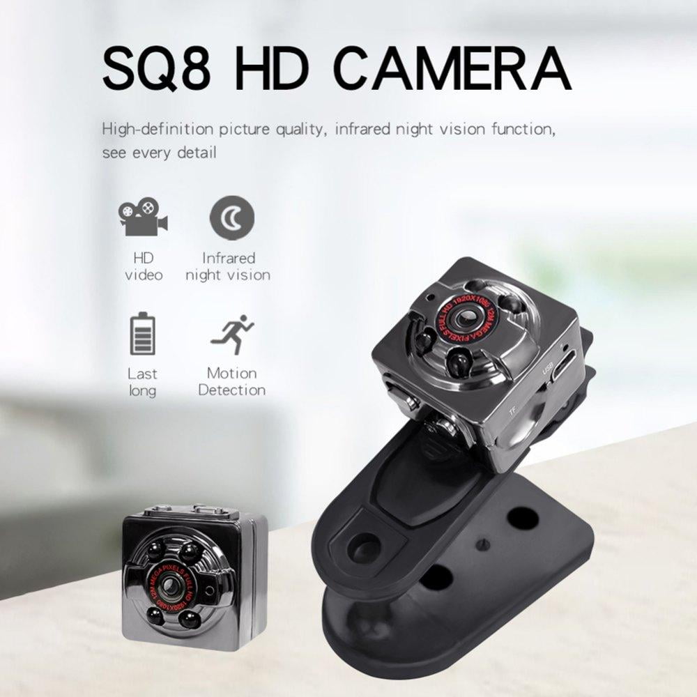 Generic Mini caméra HD 960P avec support, Petite caméra avec micro  vidéo,photos, 140 degrés à prix pas cher