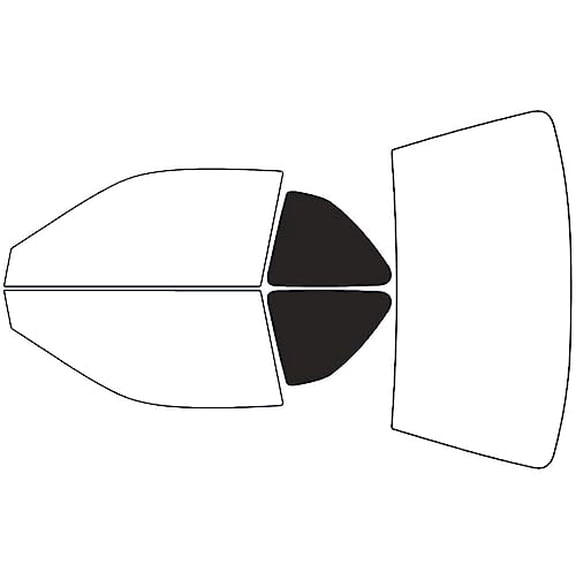 Avery Dennison NR Nano Ceramic IR Window Tint Kit Compatible with Honda Prelude 1997-2001 - Back