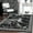 Black Gray, variant on GLORY RUGS Area Rugs Marble 5X7 Black Gold Carpet Modern Abstract Rug Living Room Dining Bedroom Rug