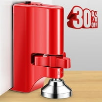Bxaolu Door Jammer, 3.7" x 3.7" Door Security Stopper, Aluminum Alloy Anti-Slip