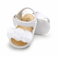 thumbnail image 4 of Kiplyki Baby Girls Shoes Non-Slip Rubber Sole High-Top Infant First Walking Shoes Toddler Crib Shoes Newborn Loafers Flats, 4 of 8