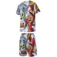 thumbnail image 3 of Tom And Jerry Boys Girls Short Sleeve Mesh T-Shirt And Shorts Outfit Set Summer Clothes Set for Kids, 3 of 8