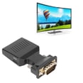 thumbnail image 3 of VGA macho a HD interfaz multimedia hembra mano de obra fina Plug and Play Convertidor de interfaz multimedia AUX VGA a HD de 35 mm ligero para PC, 3 of 8