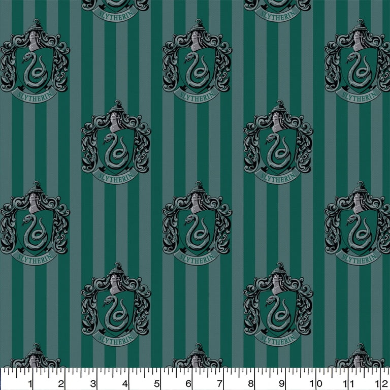 Lot De 4 Coupons De Tissu Harry Potter 100% Coton Fat Eighths - Maisons De Poudlard