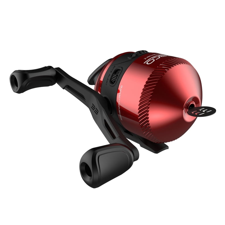 Zebco 33 CustomZ Spincast Reel and Fishing Rod Combo, 6-Foot, Red