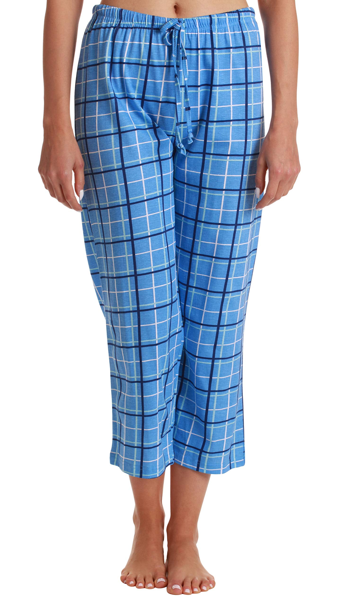 Just Love 100 Cotton Women's Capri Pajama Pants Sleepwear