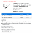 thumbnail image 2 of A/C Discharge / Suction Hose Assembly - Compatible with 1994 - 1996 Buick Roadmaster 5.7L V8 1995, 2 of 2