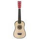 thumbnail image 1 of Guitarra de madera instrumento educativo musical juguete para niños niños estudiantes principiantes (color madera), 1 of 4